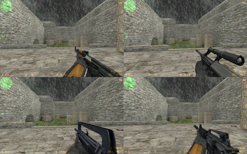 CSS wepons half life hands for CS 1.6