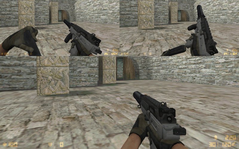 Modern Warfare 2 TMP with silencer