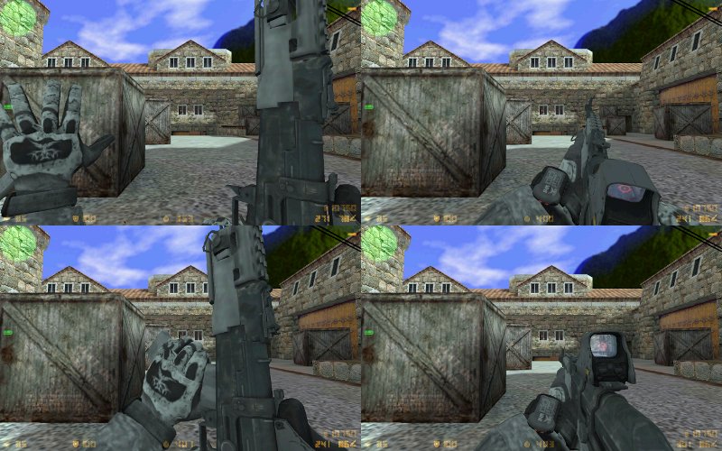 Modern Warfare 2 AK-47 with EOTech