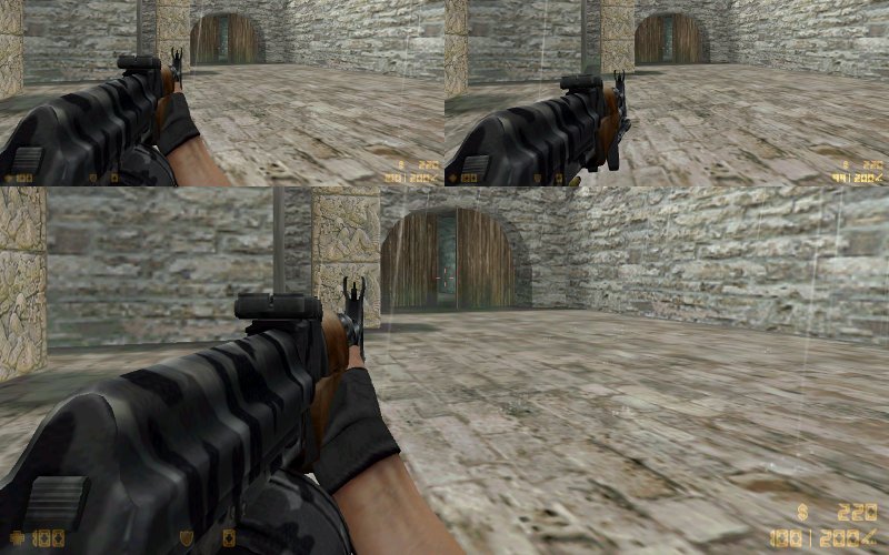 Camo AK-47 Wood for M249