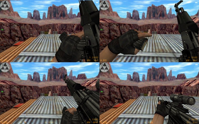 Black AK-47 ACOG CSS переделка