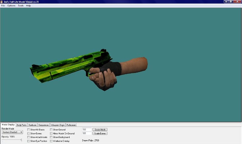 Green mix desert eagle