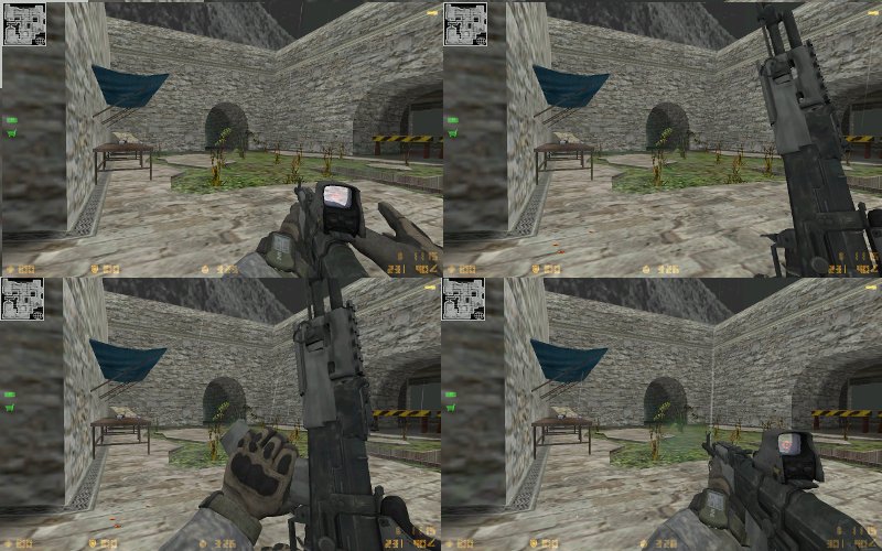 MW2 AK-47 with EOTech 1.6 anims