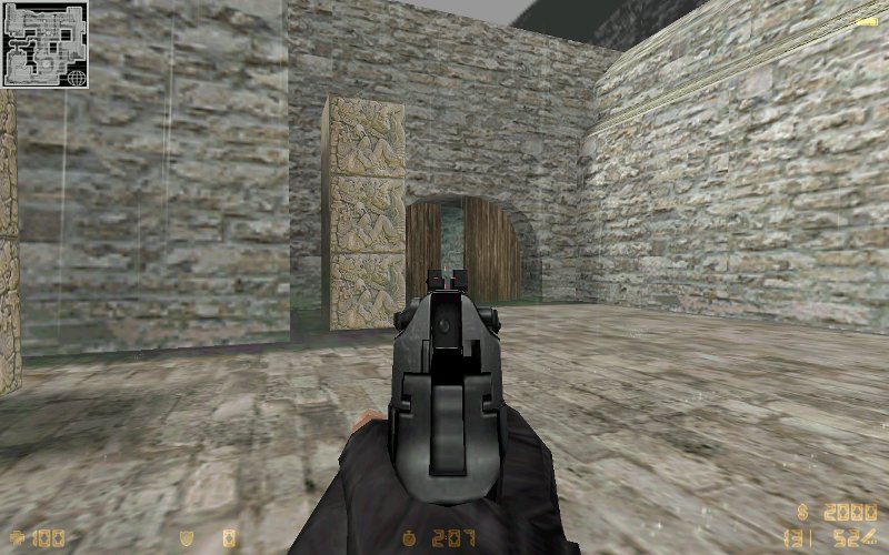 Центрированая Silver Beretta 92f