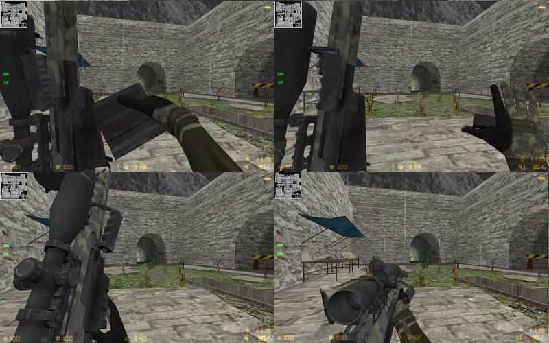 Green camo MW2 APM
