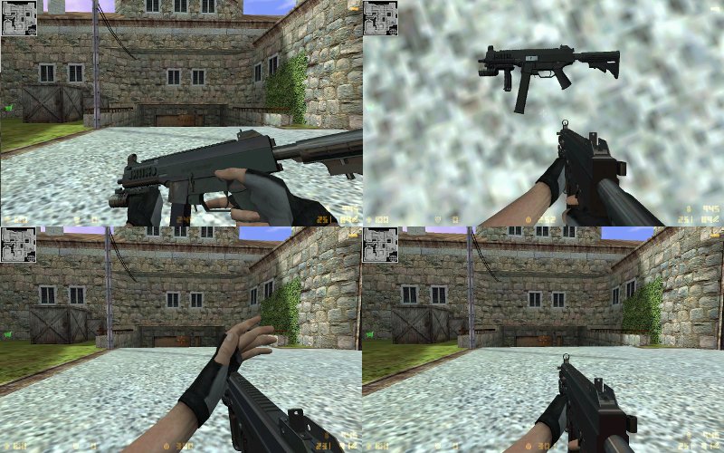 UMP 45 с выдвижным прикладом