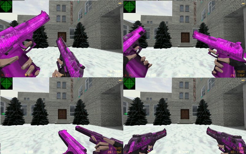 Dual Violet Deagle