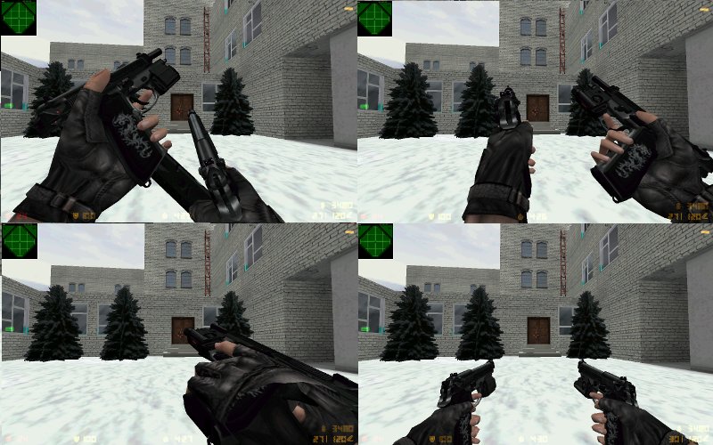 Black Berettas 92 with Lam