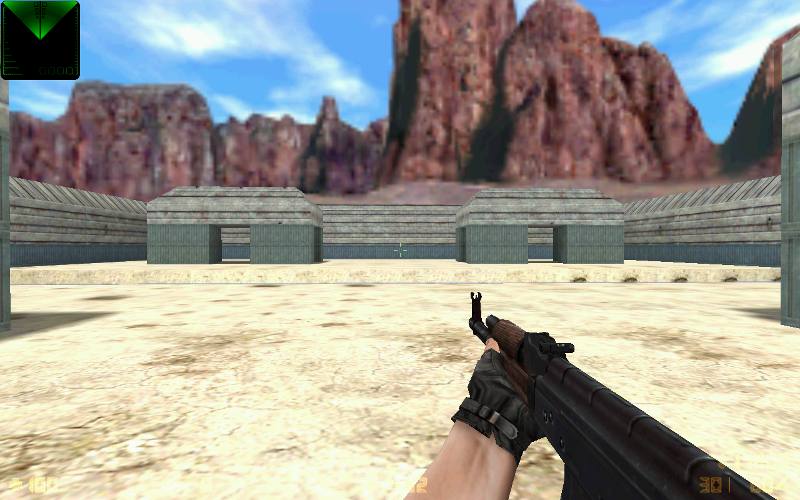 AK-47 с коричневым цевьем