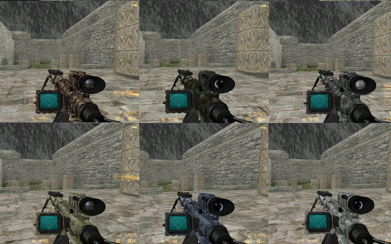 MW2 M-200 with heartbeat sensor camo pack