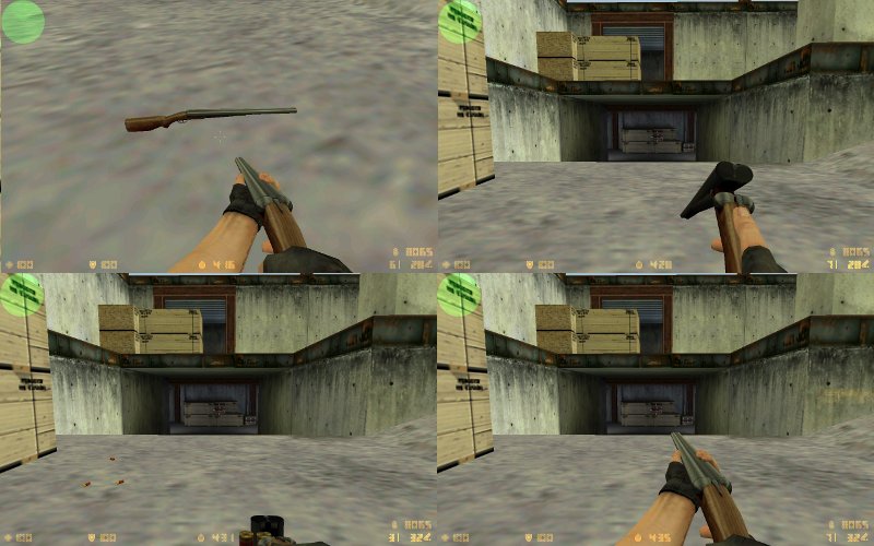 Double-Barrel Shotgun for XM1014