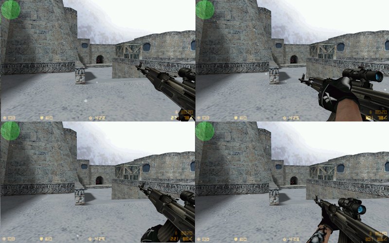 Чёрный АК-47 с прицелом Aimpoint