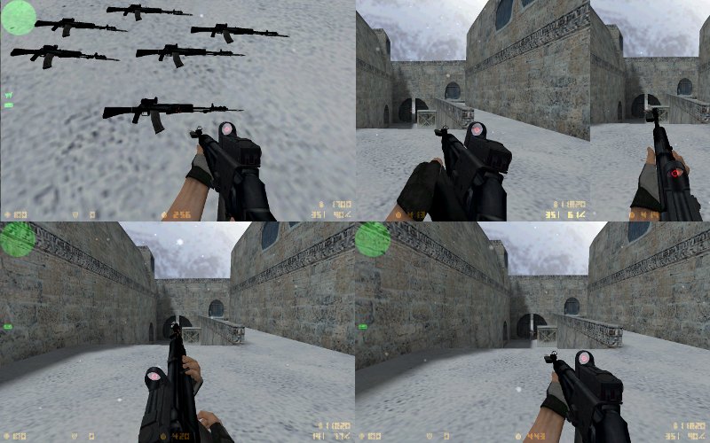 АН-94 С прицелом типа KOBRA