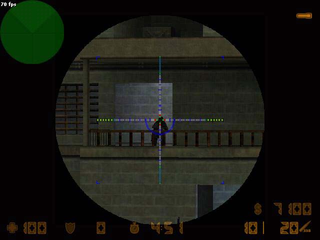 Accurate headshot sniper scope