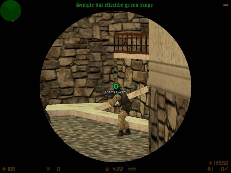 Simple green scope