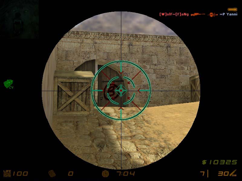 Wolf eye target