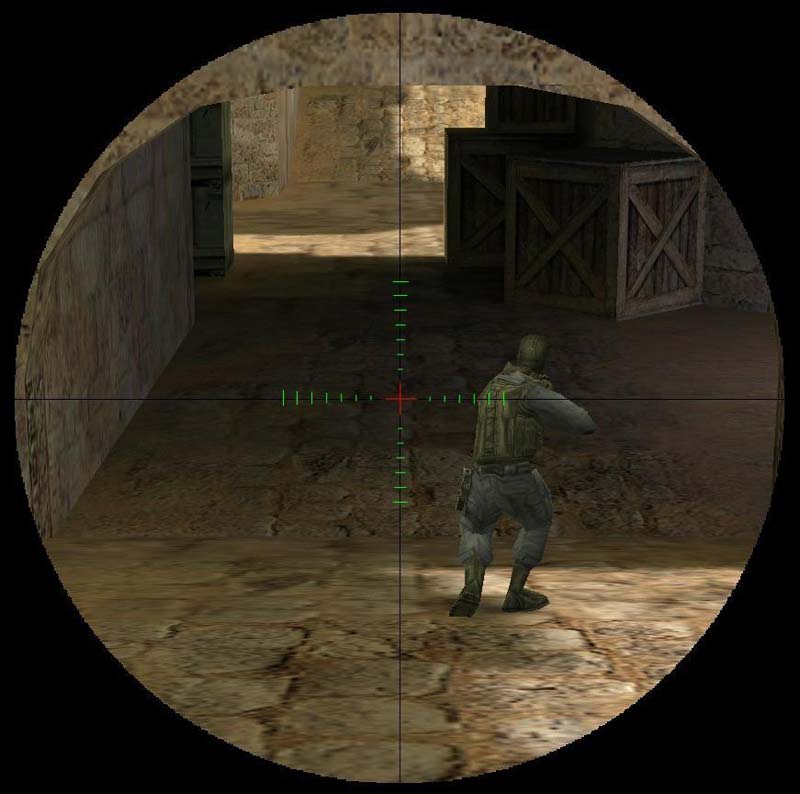 Paintballa's Green & Red Scope