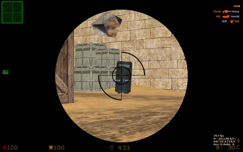 Sniper Scope - Half Circle