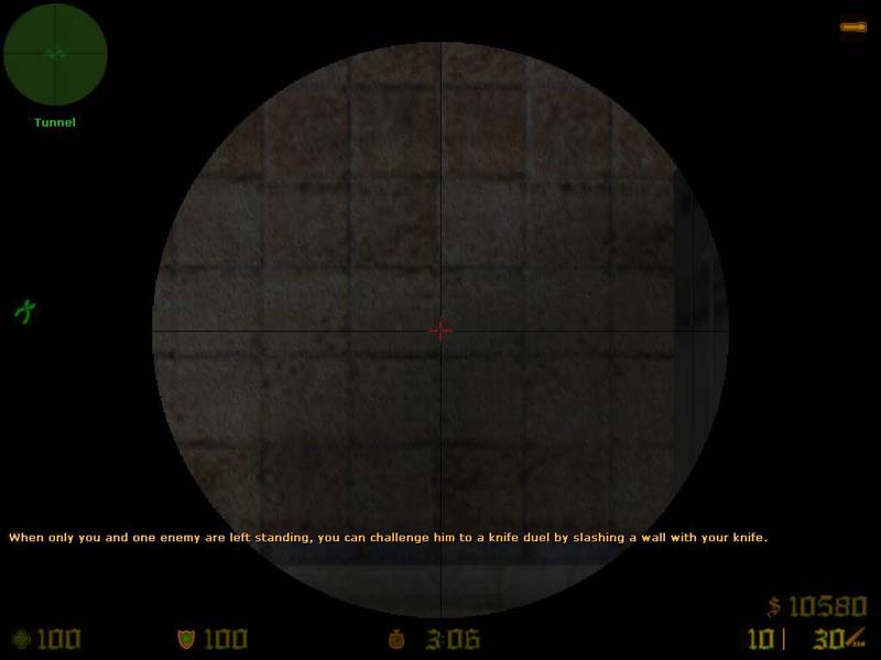 An easy crosshair scope