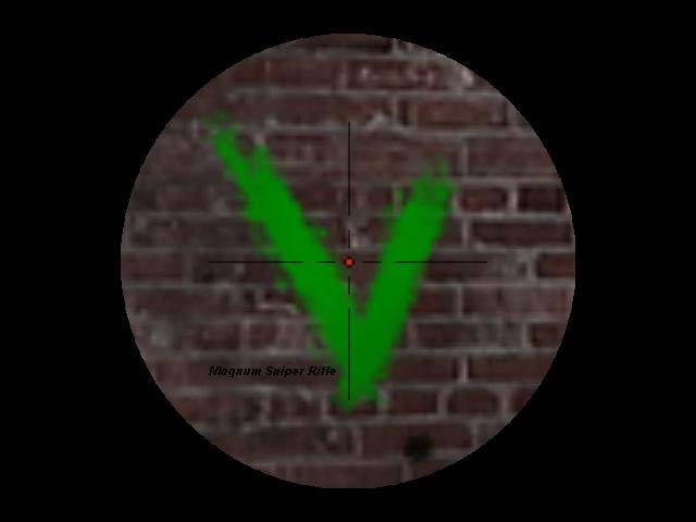 Sniper scope with laser dot