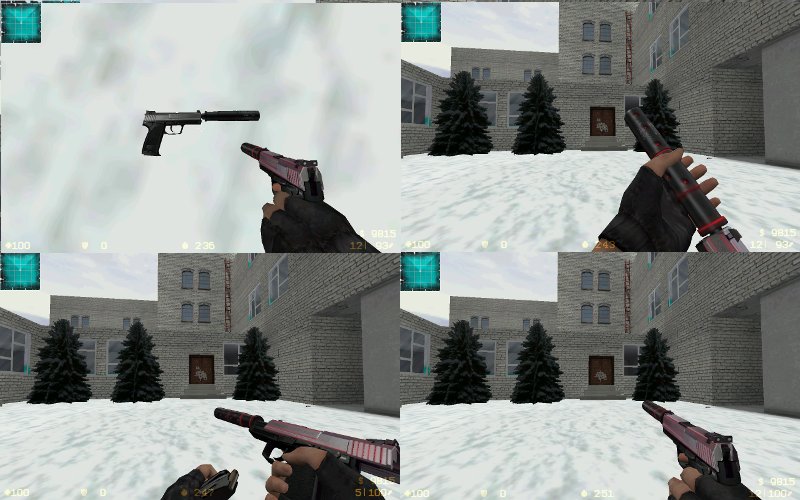HK USP с красноватым оттенком