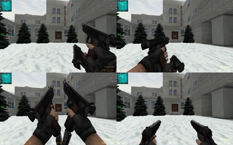 Два черных Colt1911