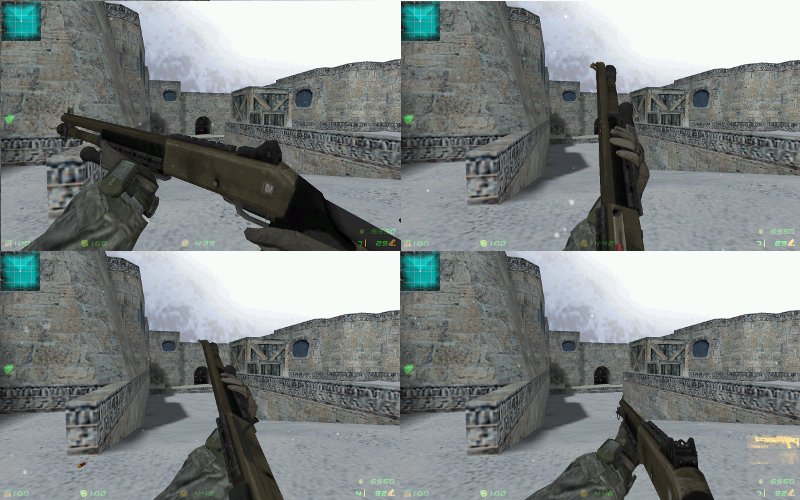 XM1014 MW2 anims