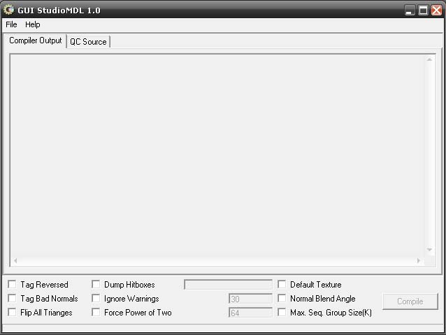GUI StudioMDL 1.0