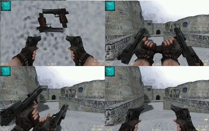 Duals Auto Desert Eagle for MAC10