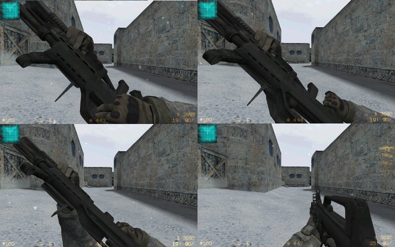 MW2 QBZ95 with QLG91B