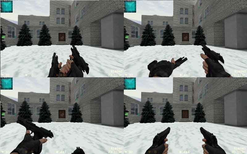 Dual realistic Beretta 92