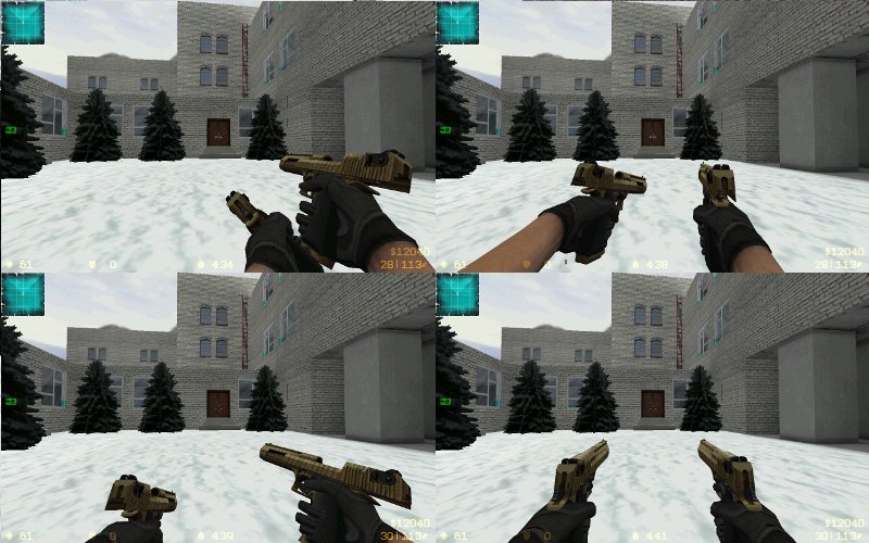 Dual gold tiger Deagle