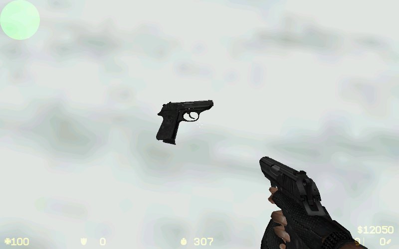 Walther PPK со звездой на рукоятке