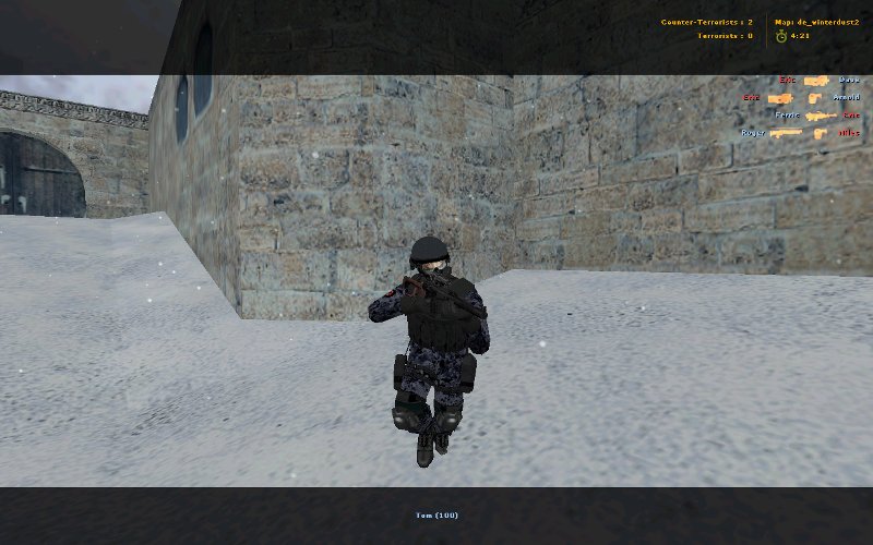 Blue spotted GIGN camo