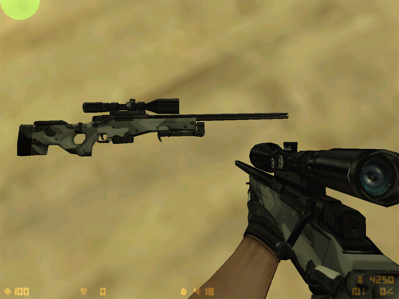 Arctic camo awp