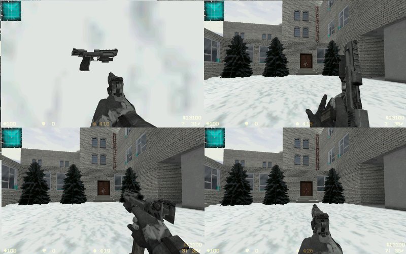 MW2 Desert Eagle с тактическим фонарем