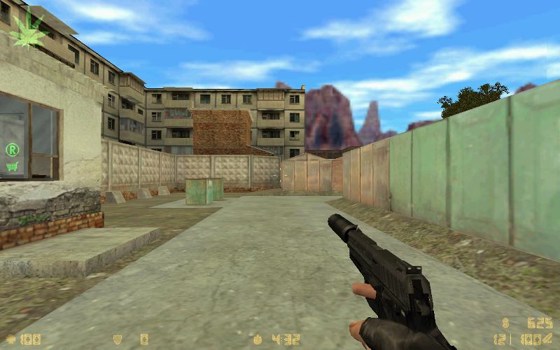 Заниженный USP в одной руке