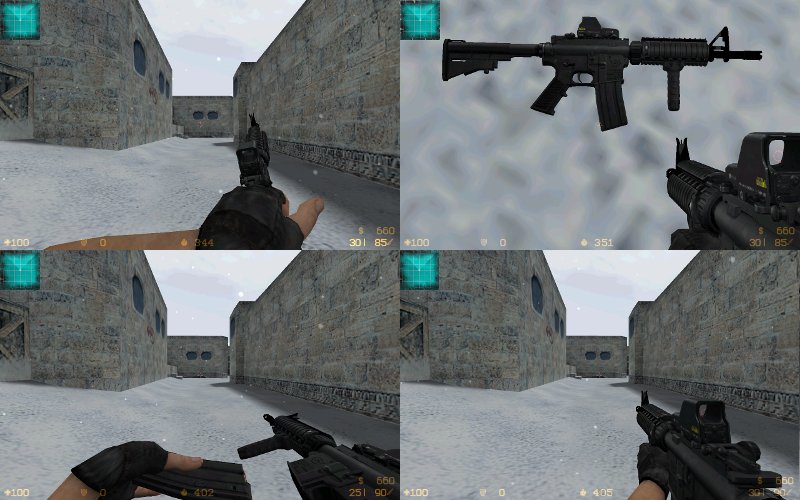 New version M4A1 EOTECH for AUG