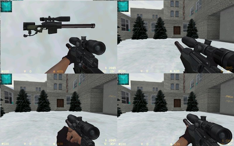 AWP с интегрированным глушителем