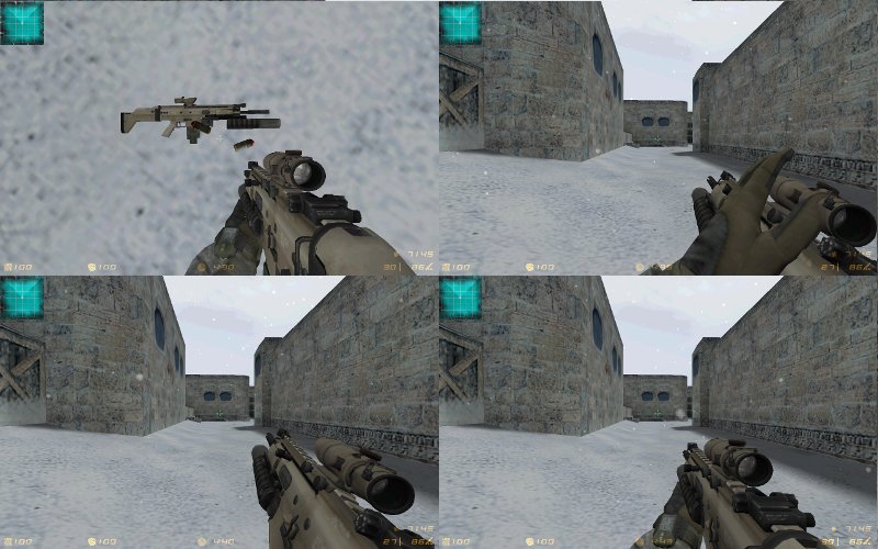 MW2 Scar-h ACOG+M203