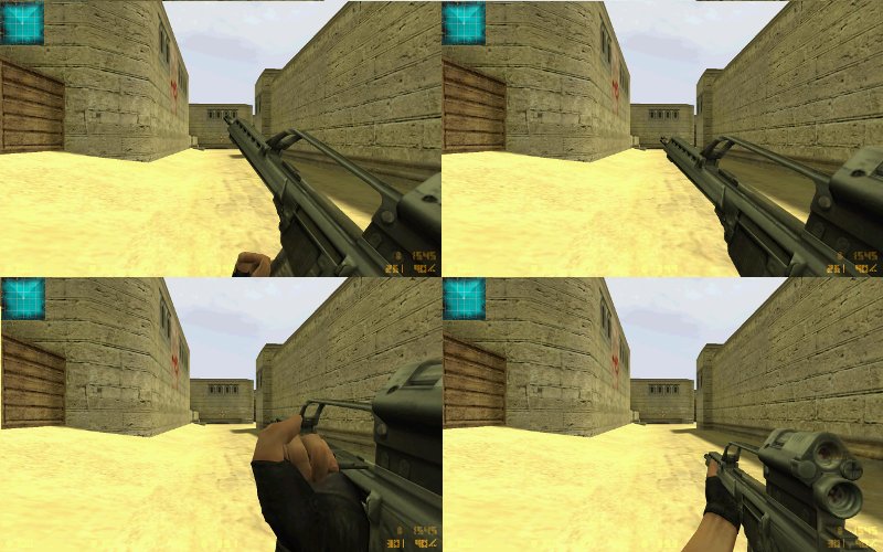 Конвертированный G36 из Stalker