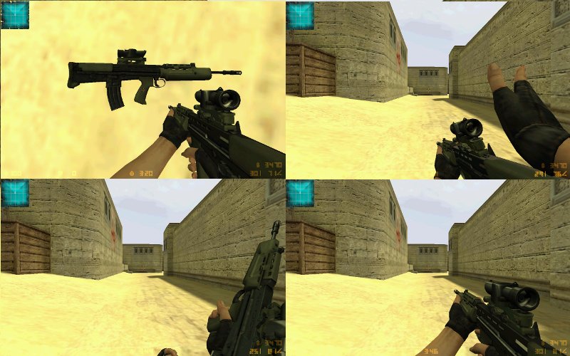 Chome L85 with scope
