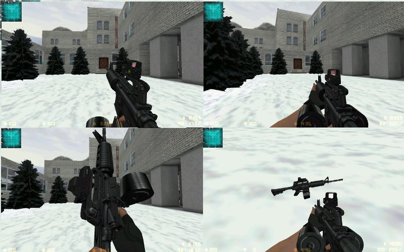 M4A1 c-mag with eotech