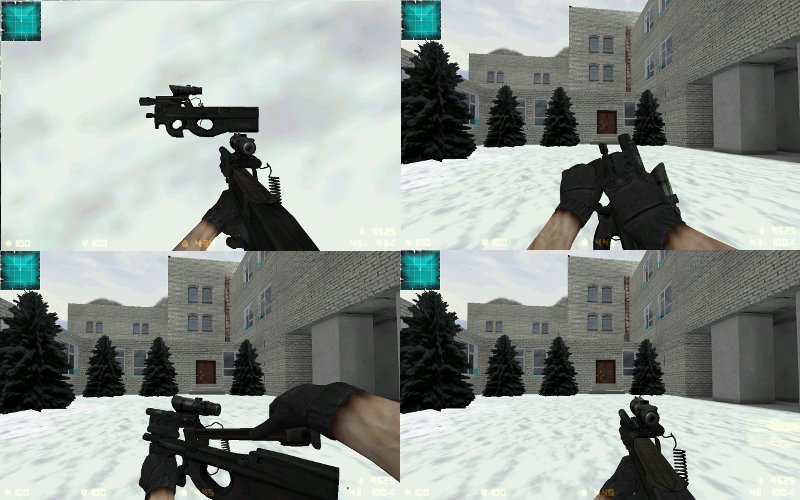Tactical FN P 90 with ACOG