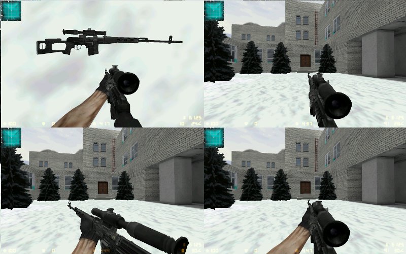 СВД с анимацией на AWP