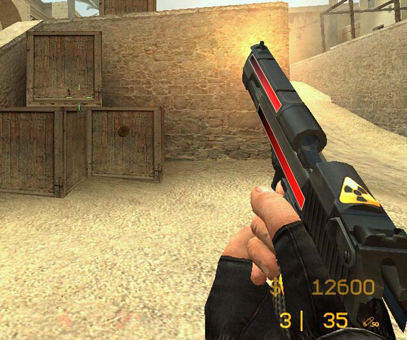 Animated carbon deagle