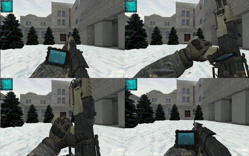 Desert MW2 AK-47 with GPS navigation