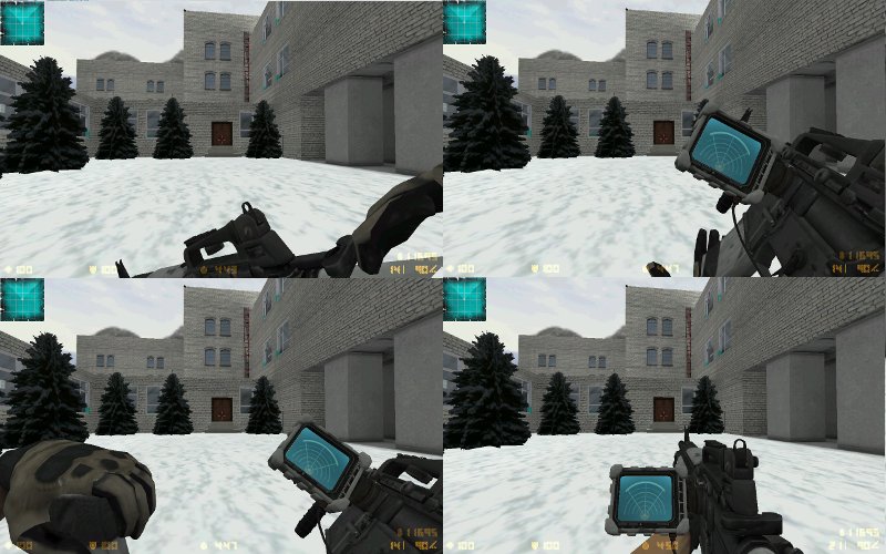 Tactical MW2 M16A4 With GPS