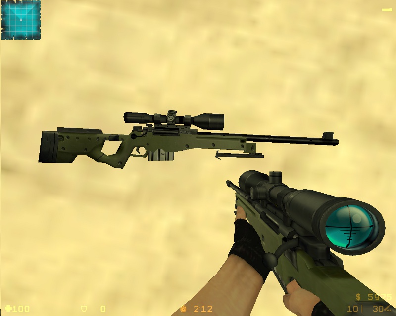 Bright green awp