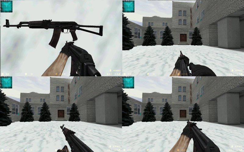 AKC-74 c анимацией от Sarqunes